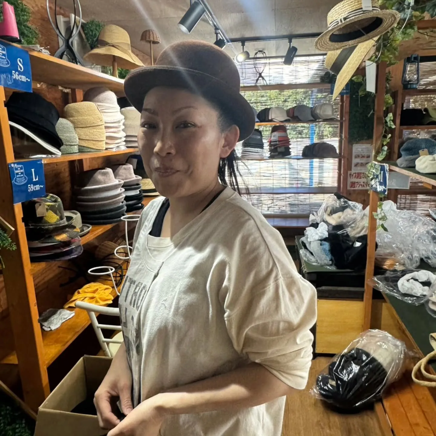 👒✨田中帽子店さんにお友だちと行ってきました✨👒
