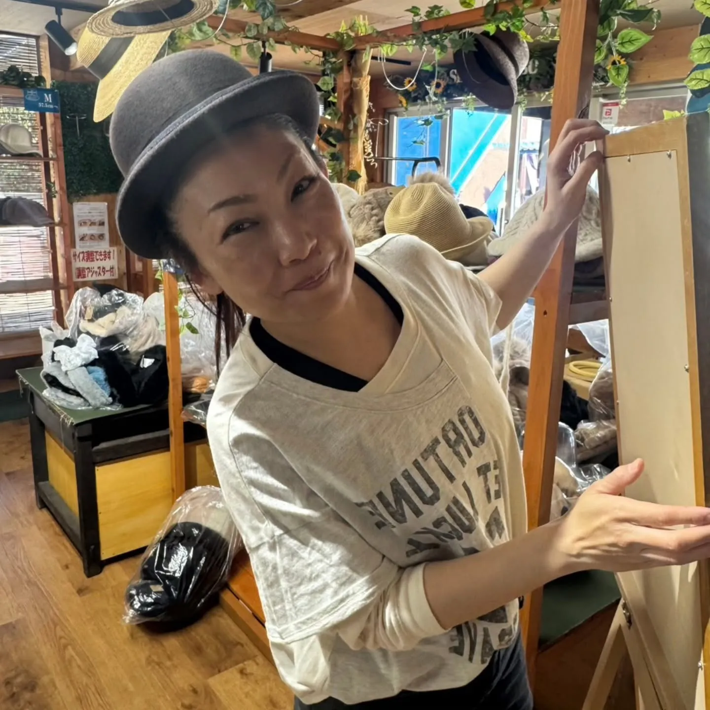 👒✨田中帽子店さんにお友だちと行ってきました✨👒