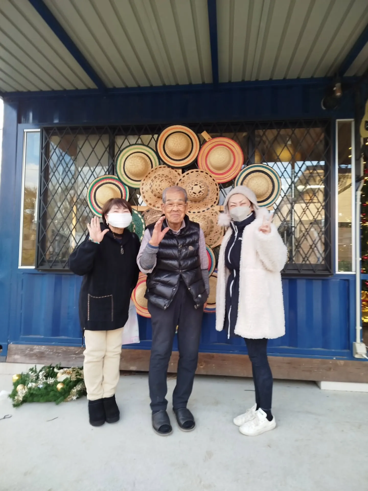 素敵なお帽子を見つけて、