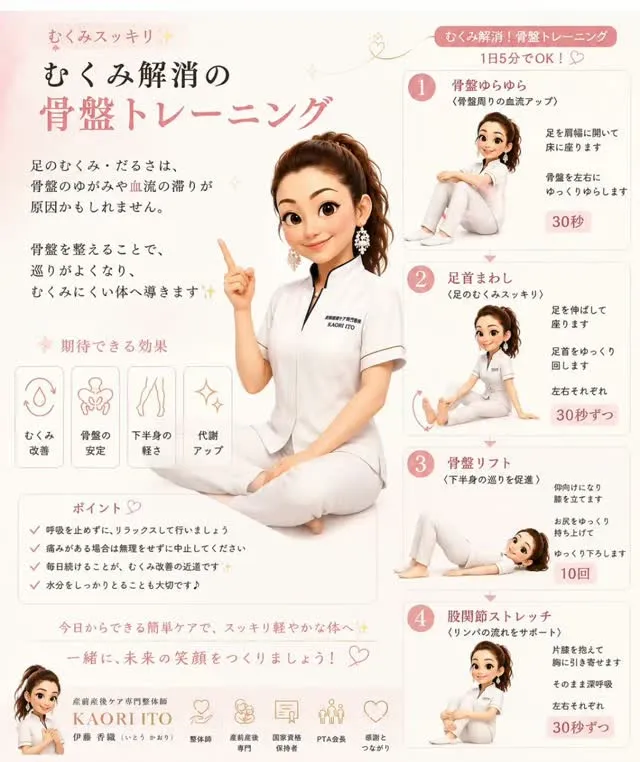 ✨「足のむくみが気になる…」